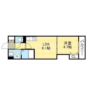 ティアラ北巽の間取り図