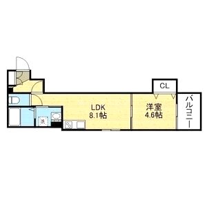 ティアラ北巽の間取り図