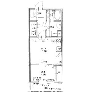 Sパレスの間取り図