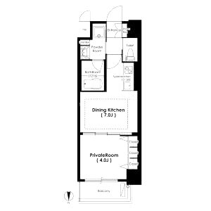 SK大阪天満宮プライマリーワンの間取り図