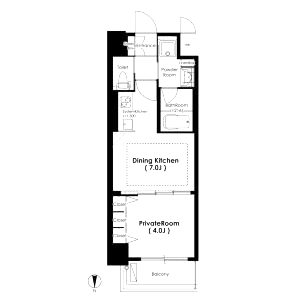 SK大阪天満宮プライマリーワンの間取り図