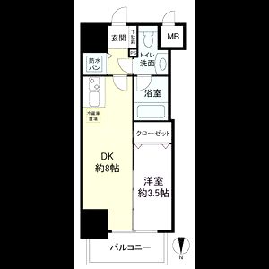 イグレック南本町の間取り図