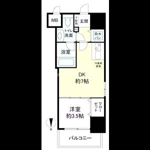 イグレック南本町の間取り図