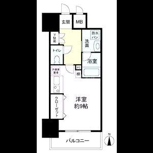 イグレック南本町の間取り図