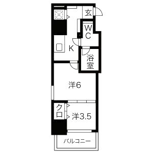 イグレック南本町の間取り図