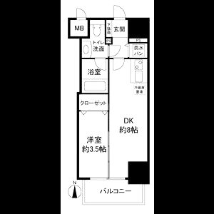 イグレック南本町の間取り図
