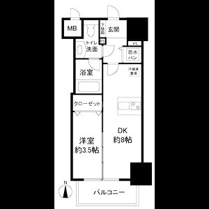 イグレック南本町の間取り図