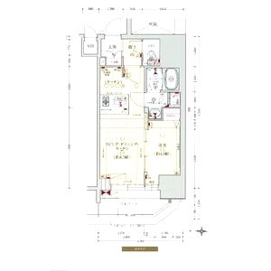プレサンス北浜オリジンの間取り図