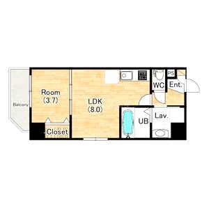 (仮称)ジーグランデ九条の間取り図