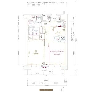 プレサンス三宮ディライトの間取り図