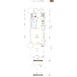 プレサンス三宮ディライトの間取り図