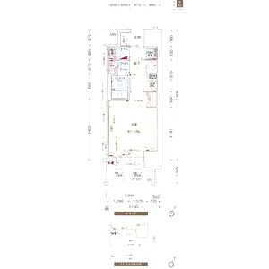 プレサンス三宮ディライトの間取り図