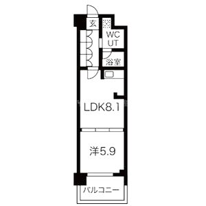 エグゼレジデンスタワーの間取り図