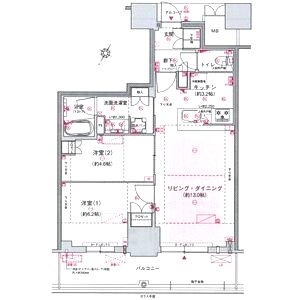 ジオタワー大阪十三【新築分譲/未入居物件】の間取り図