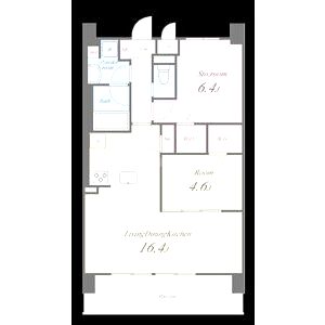フェンテ・イーストIIの間取り図
