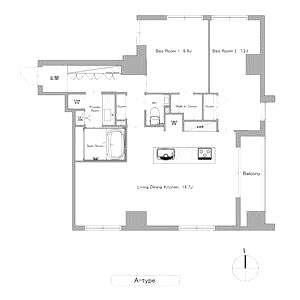 GRAN LUXE御所南の間取り図