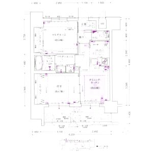 エステムプラザ難波WESTIIプレディアの間取り図