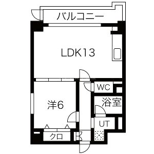 クレア・ド・ルーン伊丹の間取り図