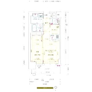プレサンス新大阪ジェイズの間取り図