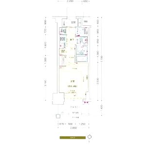プレサンス新大阪ジェイズの間取り図