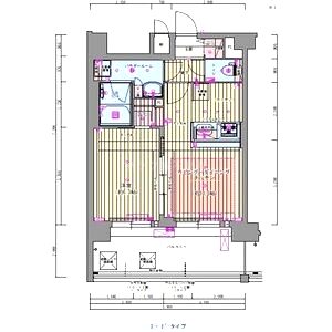 プレサンス福島ミッドエルの間取り図