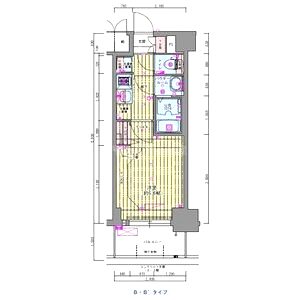 プレサンス福島ミッドエルの間取り図