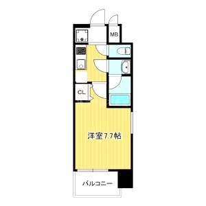 インプルーブ四天王寺の間取り図