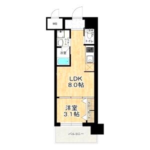 リヴィアス三明町の間取り図