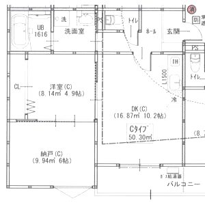 ボヌール緑地公園の間取り図
