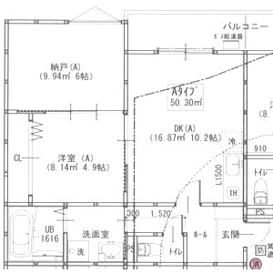 ボヌール緑地公園の間取り図