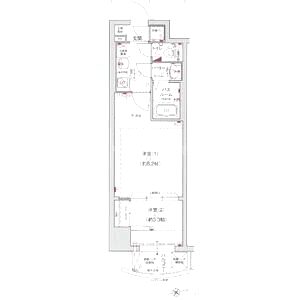 エグゼ難波東の間取り図