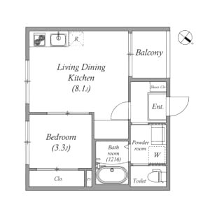 グランメゾン福の間取り図