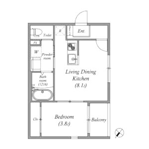 グランメゾン福の間取り図