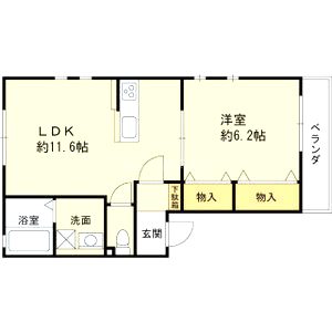 パラドール宝塚の間取り図