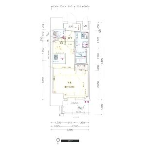 プレサンス新町ウィズ ジョイの間取り図