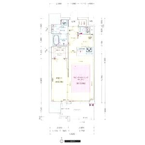 プレサンス新町ウィズ ジョイの間取り図