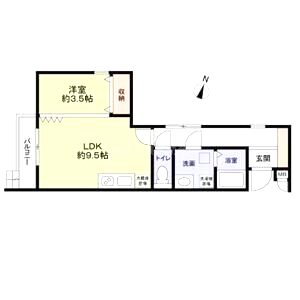 クレドールKの間取り図
