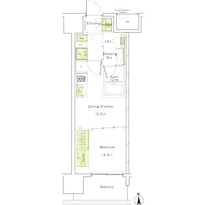 ザ・パークハビオ都島フロントの間取り図