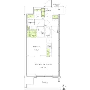 ザ・パークハビオ都島フロントの間取り図
