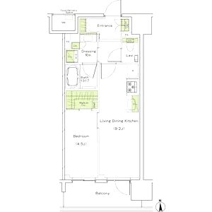 ザ・パークハビオ都島フロントの間取り図