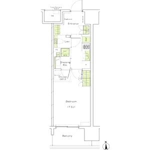 ザ・パークハビオ都島フロントの間取り図