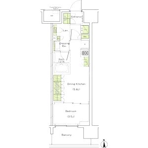 ザ・パークハビオ都島フロントの間取り図