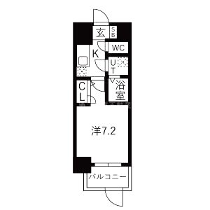エスリード京橋グランテラスの間取り図