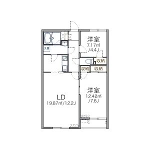 レオネクストソシア野遠の間取り図