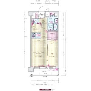 プレサンス十条凛華の間取り図