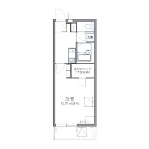 レオパレスMARUTO京田辺の間取り図