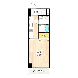 CITY SPIRE新神戸の間取り図