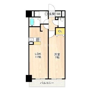 CITY SPIRE新神戸の間取り図
