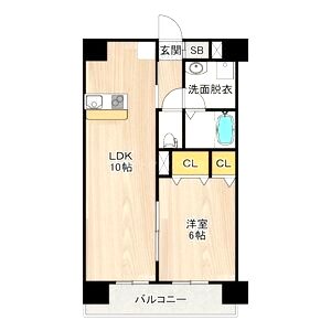 CITY SPIRE新神戸の間取り図
