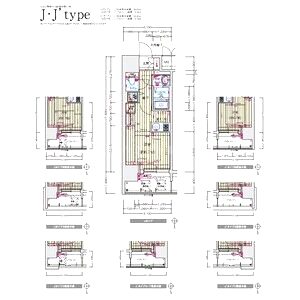 プレサンスタワー難波WESTの間取り図